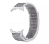 Kepuch Bande Velcro Tressée Nylon Compatible avec Google Pixel Watch 3 43mm - Bracelet Elastique Tressé de Remplacement pour Femmes Hommes - Gris