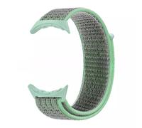 Kepuch Bande Velcro Tressée Nylon Compatible avec Google Pixel Watch 3 43mm - Bracelet Elastique Tressé de Remplacement pour Femmes Hommes - Vert Clair