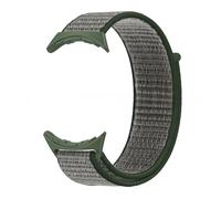 Kepuch Bande Velcro Tressée Nylon Compatible avec Google Pixel Watch 3 43mm - Bracelet Elastique Tressé de Remplacement pour Femmes Hommes - Olive Foncé