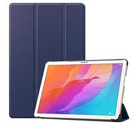 Kepuch Custer Coque pour Huawei MatePad SE AGS3K-W20,T10S 10.1" AGS3-L09 AGS3-W09,T10 9.7" AGR-L09 AGR-W09,Honor Pad X8 Lite AGM3-W09HN,PU-Cuir Étui Housse pour Huawei MatePad SE - Bleu