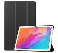 Kepuch Custer Coque pour Huawei MatePad SE AGS3K-W20,T10S 10.1" AGS3-L09 AGS3-W09,T10 9.7" AGR-L09 AGR-W09,Honor Pad X8 Lite AGM3-W09HN,PU-Cuir Étui Housse pour Huawei MatePad SE - Noir