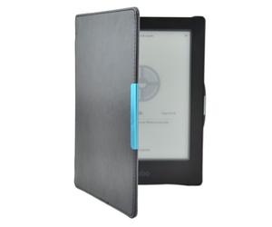 Kepuch Custer Coque Pour Kobo Aura HD ,PU-Cuir Étui Housse Pour Kobo Aura HD - Noir