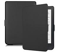 Kepuch Custer Coque pour Kobo Clara HD,PU-Cuir Étui Housse pour Kobo Clara HD - Noir