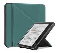 Kepuch Custer Coque pour Kobo Libra Colour 2024/ Libra 2 2021,Tolino Vision Colour,PU-Cuir Étui Housse - Vert
