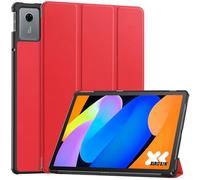 Kepuch Custer Coque pour Lenovo Idea Tab 11 TB336FZ/FU,PU-Cuir Étui Housse - Rouge