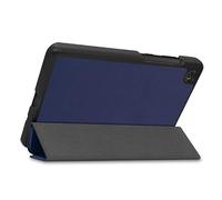 Kepuch Custer Coque pour Lenovo Tab M7 TB-7305I TB-7305X TB-7305F/M7 2nd Gen/M7 3rd Gen,PU-Cuir Étui Housse - Bleu
