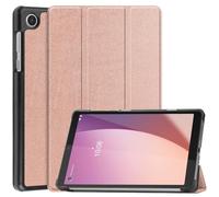 Kepuch Custer Coque pour Lenovo Tab M8 4th TB-301FU TB-300FU,PU-Cuir Étui Housse - Rose Or