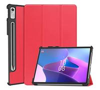 Kepuch Custer Coque pour Lenovo Tab P11 Pro 2nd 2022 11.2" TB132FU TB138FC,PU-Cuir Étui Housse pour Lenovo Tab P11 Pro 2nd 2022 11.2" TB132FU TB138FC - Rouge