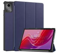 Kepuch Custer Coque pour Leonvo Tab K11E 11" 2025, Tab K11 TB-330/331FU,Tab M11 TB330FU TB331FC,PU-Cuir Étui Housse - Bleu