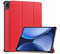 Kepuch Custer Coque pour OnePlus Pad 3/ OnePlus Pad 2 Pro, Oppo Pad 4 Pro,PU-Cuir Étui Housse - Rouge