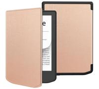 Kepuch Custer Coque pour Pocketbook Verse Lite/Pro PB634 / PB629,PU-Cuir Étui Housse - Rose Or