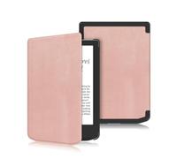 Kepuch Custer Coque pour Pocketbook Verse Pro PB629 PB634,PU-Cuir Étui Housse - Rose Or