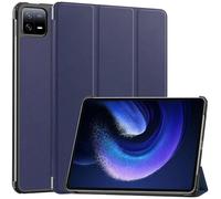 Kepuch Custer Coque pour Xiaomi Pad 6/Pad 6 Pro,PU-Cuir Étui Housse pour Xiaomi Pad 6/Pad 6 Pro - Bleu