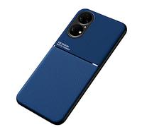 Kepuch Mowen Coque Housse Étui Plaque de Métal Intégrée pour Huawei P50 Pro - Bleu