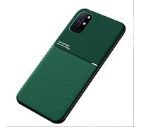 Kepuch Mowen Coque Housse Étui Plaque de Métal Intégrée pour Oneplus 8T - Vert