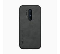 Kepuch Silklike Coque pour Oneplus 8 Pro - Case Housse Étui Plaque de Métal Intégrée pour Oneplus 8 Pro - Noir