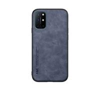 Kepuch Silklike Coque pour Oneplus 8T - Case Housse Étui Plaque de Métal Intégrée pour Oneplus 8T - Bleu