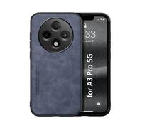 Kepuch Silklike Coque pour Oppo A80, A3 Pro 5G India - Case Housse Étui Plaque de Métal Intégrée - Bleu
