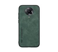 Kepuch Silklike Coque pour Xiaomi Poco F2 Pro,Redmi K30 Pro - Case Housse Étui Plaque de Métal Intégrée pour Xiaomi Poco F2 Pro,Redmi K30 Pro - Vert