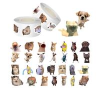 KEPYATI 1000 Autocollants Emoji Chat, Pack D'Autocollants De Chat Mème Drôles, Autocollants En Vinyle Imperméables Pour Kindle Bouteilles Téléphones Mobiles, Cadeau Parfait Pour Votre Meilleur Ami (B)