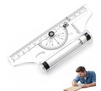 KEPYATI Règle Parallèle Pour Étudiants - Version Améliorée, Multifonctionnelle, Combine Les Fonctions De Compas, De Roulette À Tracer Et D'Équerre, Convient Pour Le Dessin Rapide, Outils Artistiques.