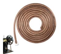 KEQAR 1 Pcs Courroie en Cuir Durable pour Machines à Coudre avec Crochet - Compatibilité Universelle pour Singer, Brother et Plus (183cm, 5mm Diamètre)