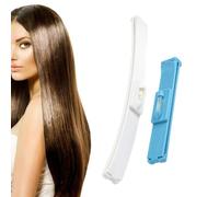 KEQAR 2 Kit Coupe Cheveux Aide à la Coupe Clip Cheveux Guide de Coupe Frange Outil de Coupe DIY Assistant Coiffure Professionnel（BLUE）