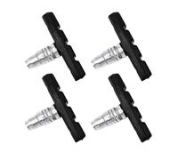 KEQAR 2 Paires Premium Patins de Frein VTT Professionnels, Kit de Plaquettes de Frein Vélo, Patins de Frein V-Brake (70mm) (Noir)