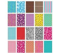 KEQAR 20 Pcs Set d'Autocollants Colorés pour Instax Mini 7S/8/25/50S/90 Appareil Photo Instantané (A)