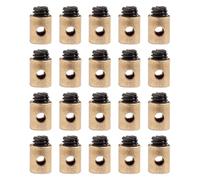 KEQAR 20 pièces Vis de câble de frein Nipple de remplacement sans soudure Accessoire pour voiture moto vélo Métal