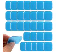 KEQAR 30 Pièces Auto-adhésifs pour Stimulation Musculaire Électrique, Pads de Remplacement Compatibles avec EM 59 pour Appareils Chauffants, Électrodes en Gel de Haute Qualité et Douces pour la Peau