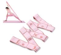 KEQAR Bande Élastique de Yoga avec 8 Boucles, Strap de Stretching Hautement Élastique, Bande de Fitness, Sport Fitness, Sangle de Yoga pour Étirements, Matériaux Durables, Compact et Portable