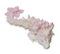 KEQAR Dragon 3D Imprimé, Jouet Miniature, Décoration Maison et Bureau, Design Mystérieux de Dragon (Sakura)