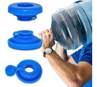 KEQAR Lot de 3 couvercles anti-éclaboussures en silicone, réutilisables, couvercles de remplacement encliquetables, couvercles de seau de fontaine, 5 gallons