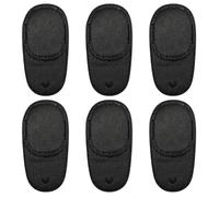 KEQAR Lot de 6 cache-œil médicaux pour lunettes, cache-œil pour strabisme, pour couvrir l'œil gauche ou droit, améliore la vision et traite l'amblyopie (Noir)