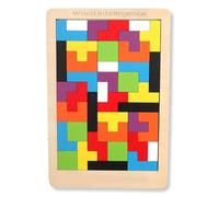 KEQAR Puzzle Enfant 3 Ans, Tangram, Casse-tête Bois, Jeu de Logique, Jouet d’Apprentissage Précoce, Améliorer la Pensée et la Cognition des Structures Géométriques, Cadeau d'Anniversaire