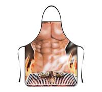 KEQAR Tablier de Cuisine Homme Humour pour Cuisine, Barbecue, Fête, Cosplay, BBQ (Cadeau Amusant pour Hommes et Femmes)