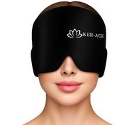 KER-ACH Masque Migraine | Bonnet Migraine Froid et Chaud, Gel 360°, Réutilisable | Soulagement Naturel, Immédiat des Migraines, Maux de Tête, Fatigue Oculaire | eBook Offert