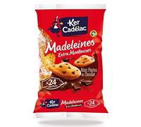 KER CADELAC - Madeleines Maxi Pépites De Chocolat Extra Moelleuses 600G - Lot De 3 - livraison offerte