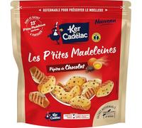 KER CADELAC - Madeleines Moelleuses aux Pépites de Chocolat, Idéales à Partager (Sachet 363g) - Le Lot De 4