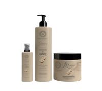 Kera Queen's - Trio Coco et Kératine - Shampoing 500ml + Masque 500ml + Sérum 100ml