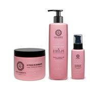 Kera Queen's - Trio Figue de Barbarie et Kératine - Shampoing 500ml + Masque 500ml + Sérum 100ml