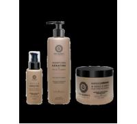 Kera Queen's Trio Huile D?Amla Et Kératine Shampoing 500ml + Masque 500ml + Sérum 100ml