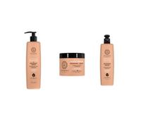 Kera Queen's Trio Kératine et Macadamia Avocat Shampoing 500ml + Masque 500ml + Leave-In 250 ml