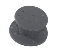 Kerafactum® Bouton de rechange en plastique pour couvercle de casserole, Ø 7 cm, Plastique, gris, 1
