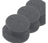Kerafactum® Bouton de rechange en plastique pour couvercle de casserole, Ø 7 cm, Plastique, gris, 3 pièces