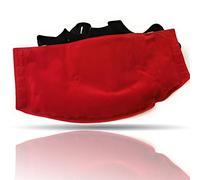 Kerafactum Coussin chauffant au micro-ondes pour le dos et la nuque - En tourbe naturelle - Avec ceinture - Utilisable à la maison comme une bouillotte - Convient aux enfants et aux adultes