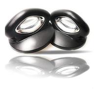 Kerafactum Lot de 2 poignes Rechange universelles pour Couvercle Casserole en Verre e Noire et Argent TRS Stable Compatible avec Nombreuses Marques couvercles Ronds kit Montage