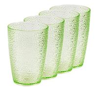 Kerafactum Lot de gobelets à eau réutilisables en plastique robuste - Moderne - Pour le cola Caipi - Multicolore - Rétro vintage