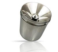 Kerafactum Récipient élégant en acier inoxydable pour dégustation de vin 1 litre Protection anti-éclaboussures pour dégustation de vin Animaux de dénaturation Contenant de déegustation Protection contre les vins